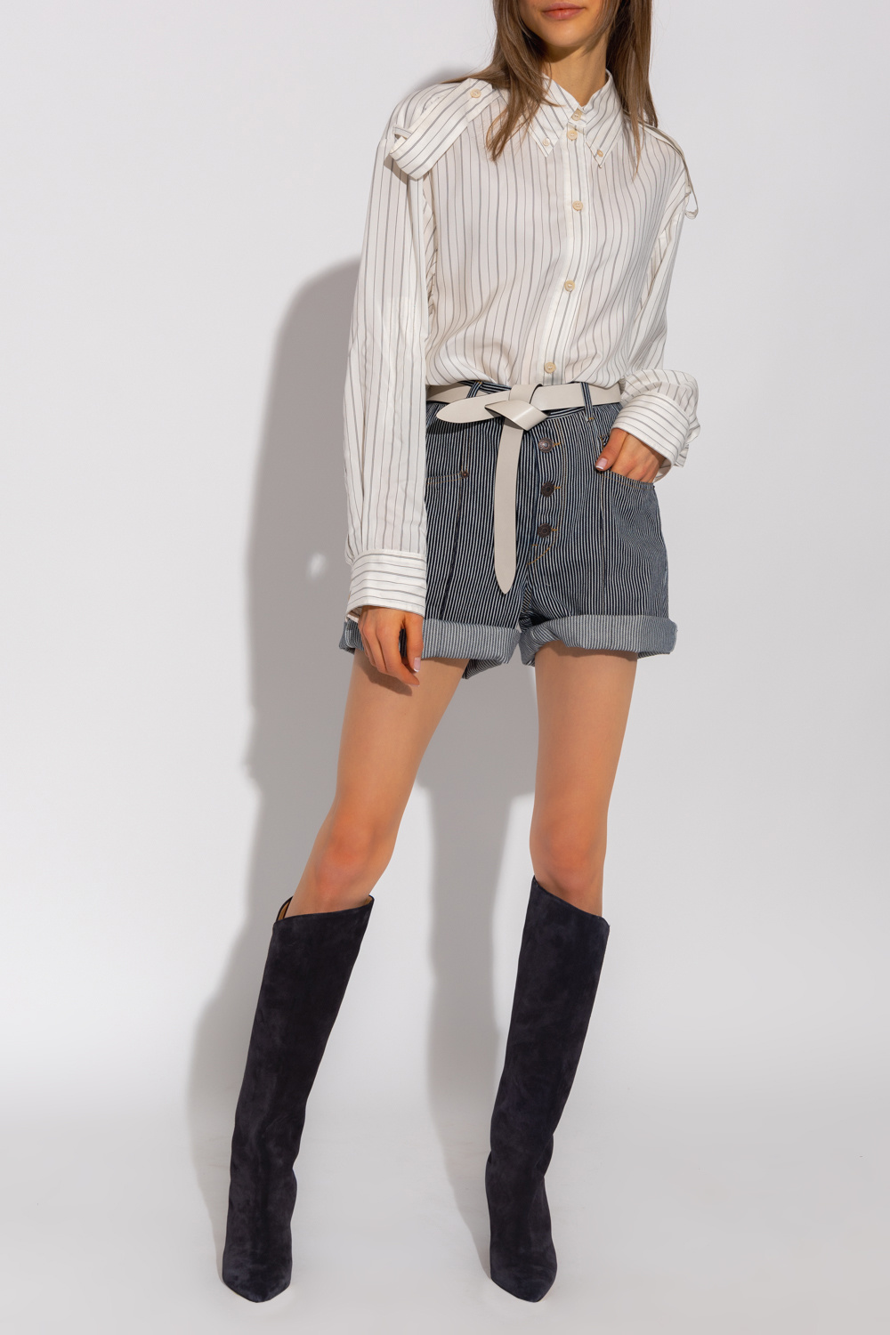 Nadia' shorts Isabel Marant - Bershka racer back ribbed mini